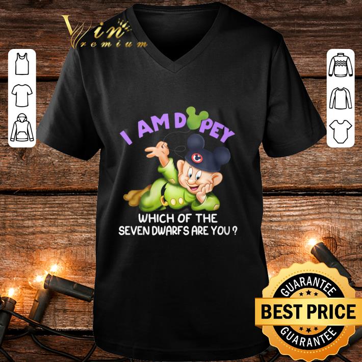 Best I Am Dopey Which Of The Seven Dwarfs Are You shirt