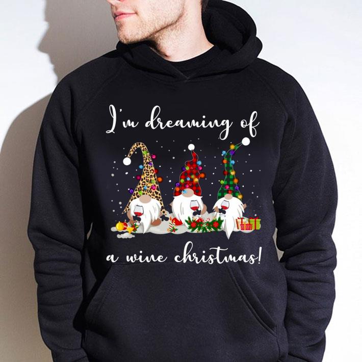Gnomes I'm Dreaming Of A Wine Christmas shirt