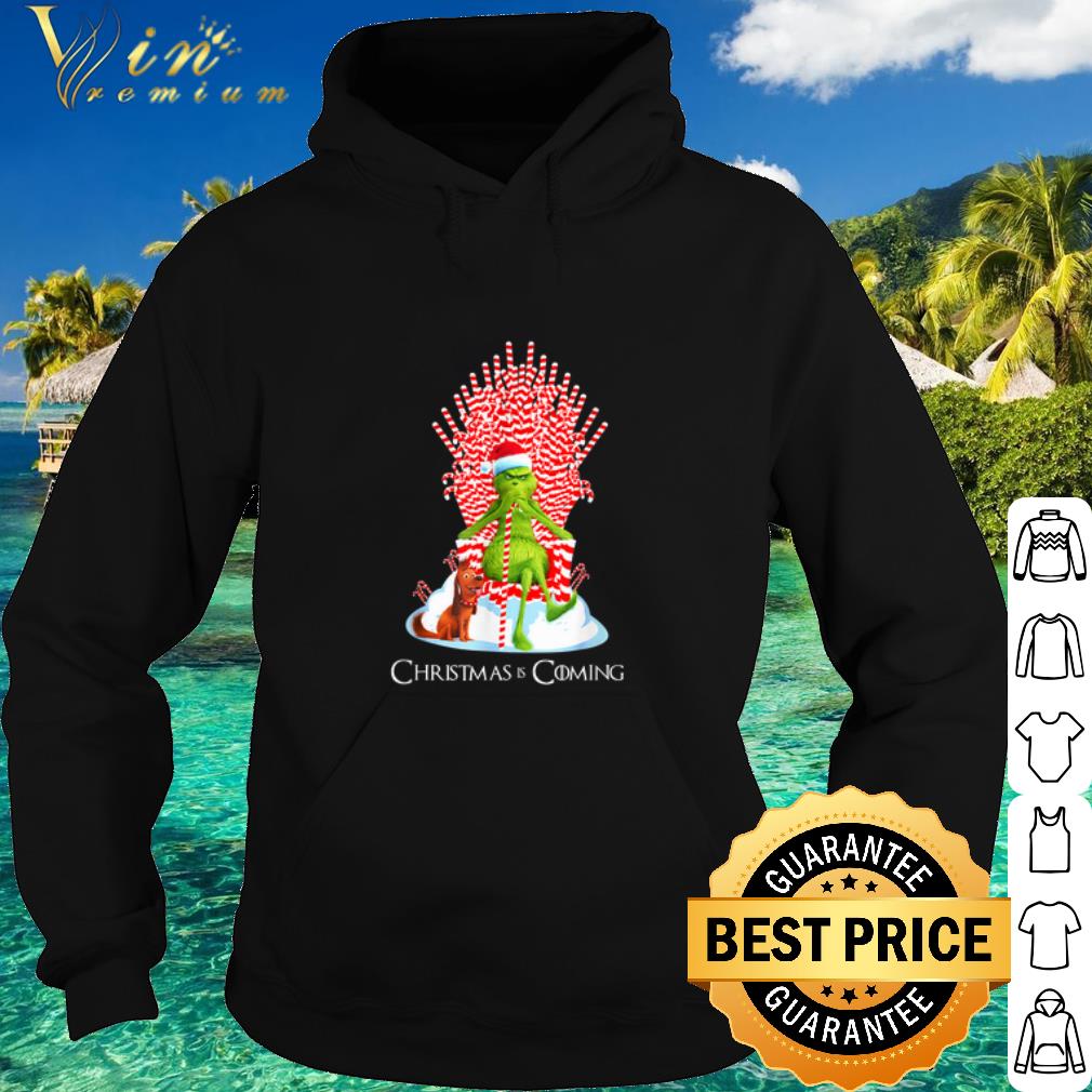 Nice The Grinch Christmas is coming shirt