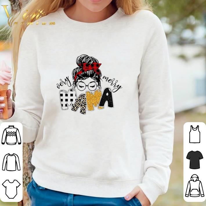 Nice Mama Very Merry Christmas shirt