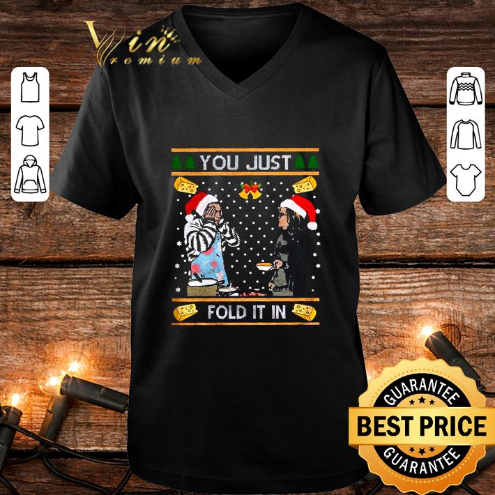 Premium Schitt's Creek Moira Rose Ew David You Just Fold It In Ugly Christmas shirt