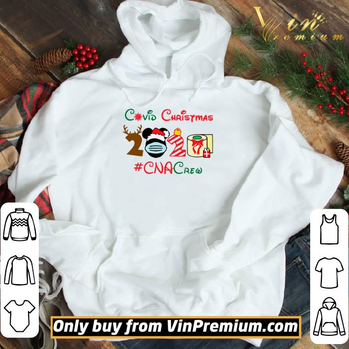 Covid 19 Christmas 2020 Mickey Mouse Santa Face Mask Toilet Paper CNA Crew Quarantine shirt