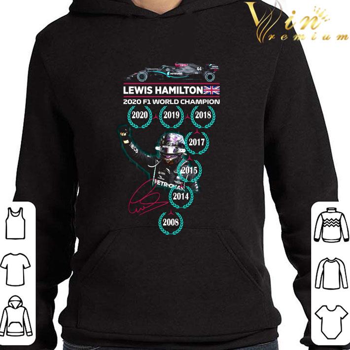 Lewis Hamilton Signature 7 Time F1 World Champion 2020 shirt
