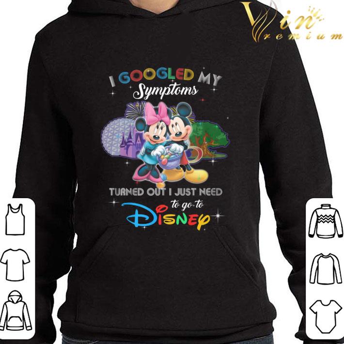 Disney Minnie And Mickey Mouse I Googled My Symptoms shirt