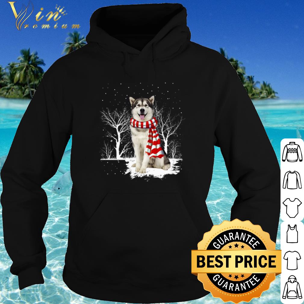 Nice Alaskan Malamute Merry christmas shirt