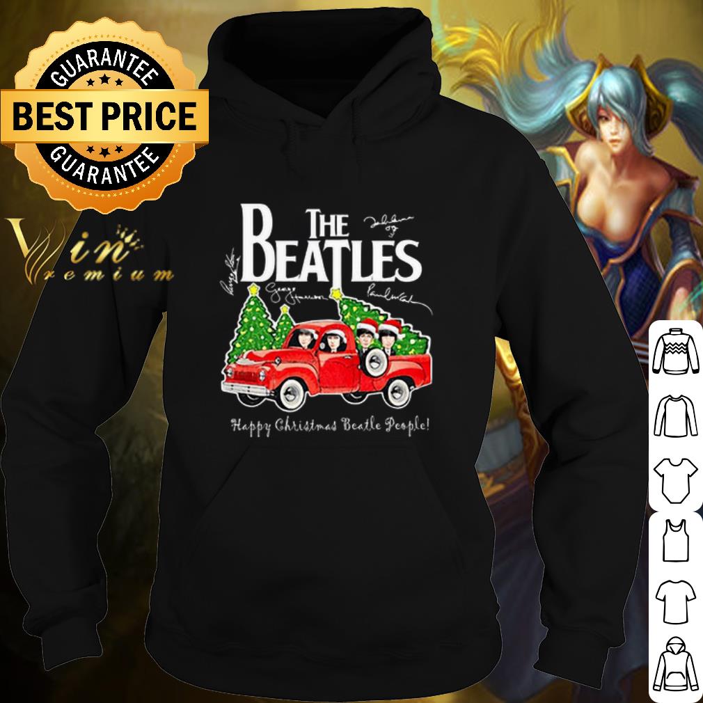 Premium The Beatles Happy Christmas beatle people Signature shirt