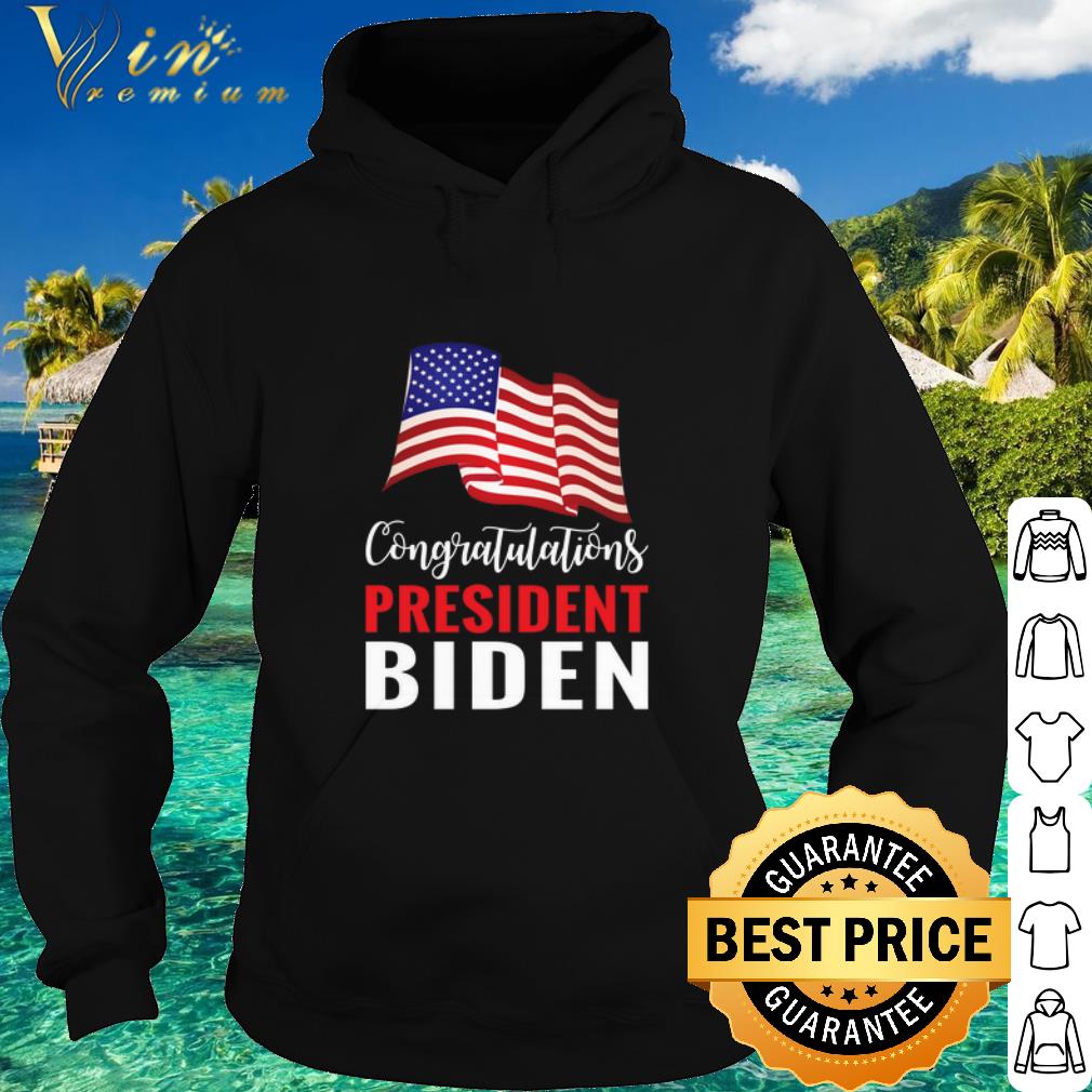 Pretty Congratulations President Biden Flag American shirt