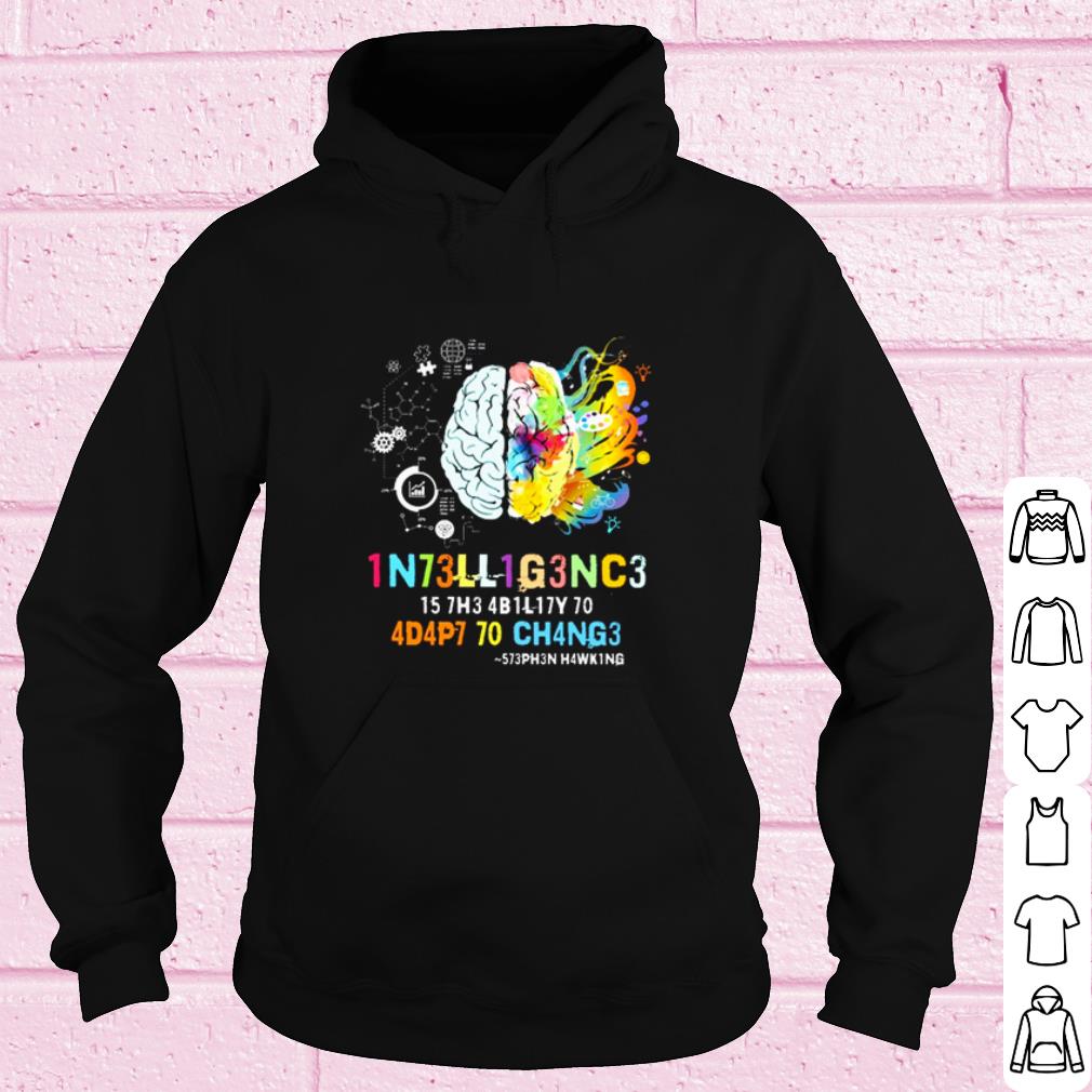 Nice Brain 1N73LL1G3NC3 15 7H3 4B1L17Y 50 shirt