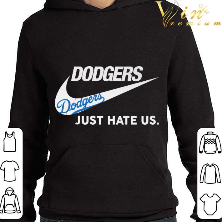 Nike Logo Los Angeles Dodgers Just Hate Us shirt 3 Nike Logo Los Angeles Dodgers Just Hate Us shirt
