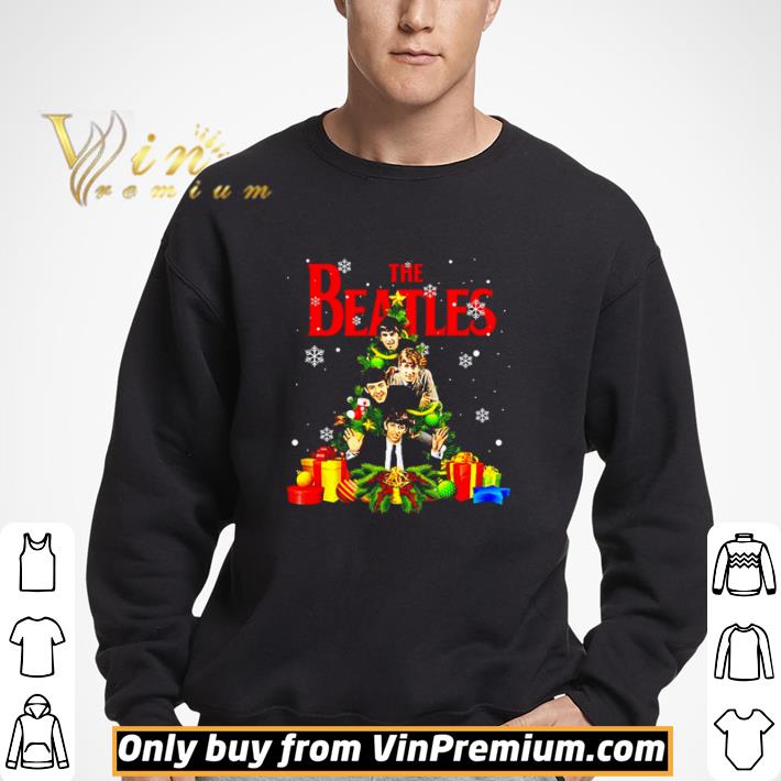 The Beatles as Christmas tree and gift shirt