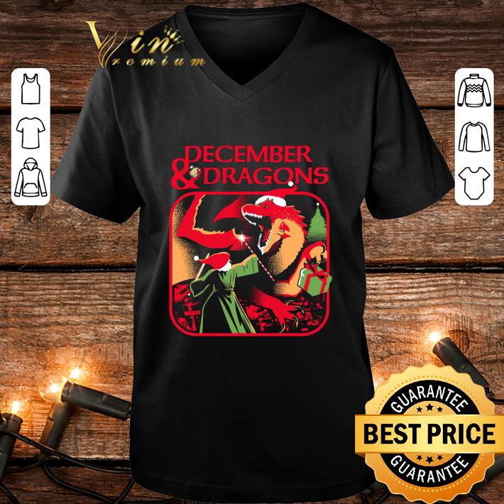 Best December Dungeons & Dragons Christmas shirt