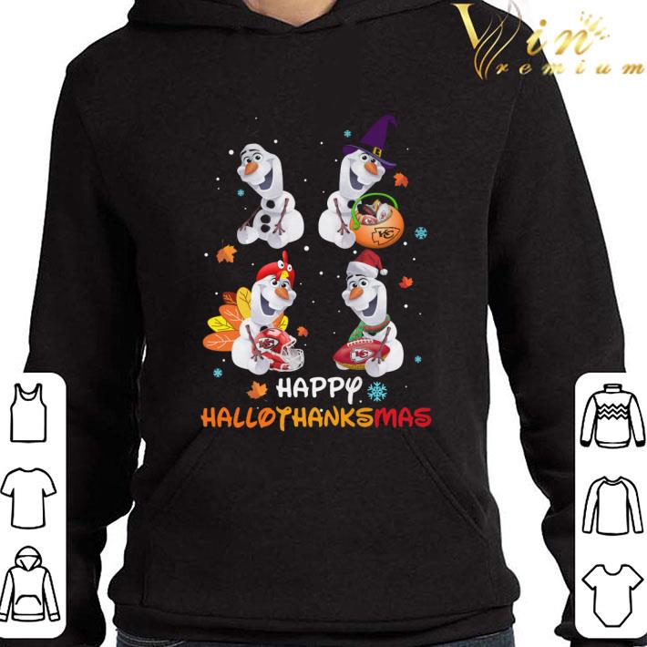 Olaf Kansas City Chiefs Happy Hallothanksmas shirt