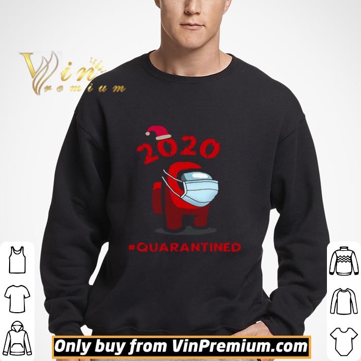 Among Us Christmas #Quarantined Face Mask 2020 shirt