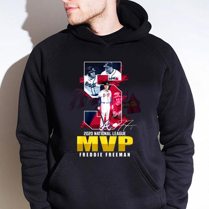 Official 5 Freddie Freeman signature 2020 National League MVP shirt