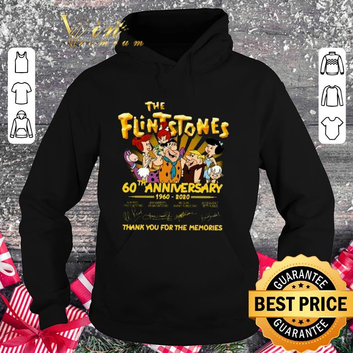 Awesome Thank You The Flintstones 60th Anniversary 1960-2020 Signatures shirt 3 Awesome Thank You The Flintstones 60th Anniversary 1960-2020 Signatures shirt