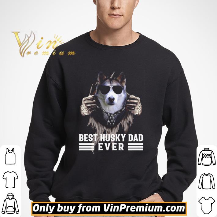 Best Husky dad ever shirt