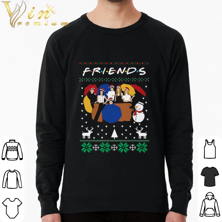 Nice Friends And Snowman Christmas Ugly shirt sweatshirt