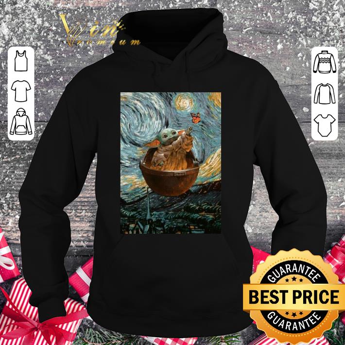 Best Star Wars Baby Yoda Starry Nightmare Van Gogh shirt