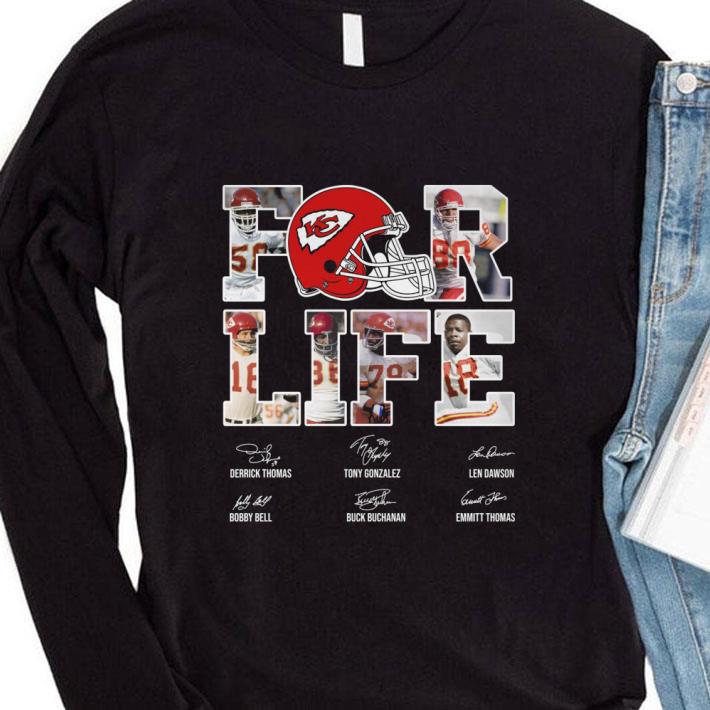 Hot Kansas City Chiefs For Life Signatures shirt