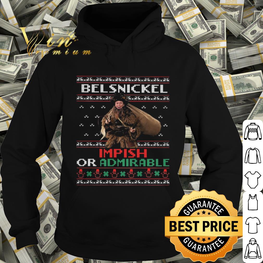 Official Belsnickel impish or admirable ugly christmas shirt