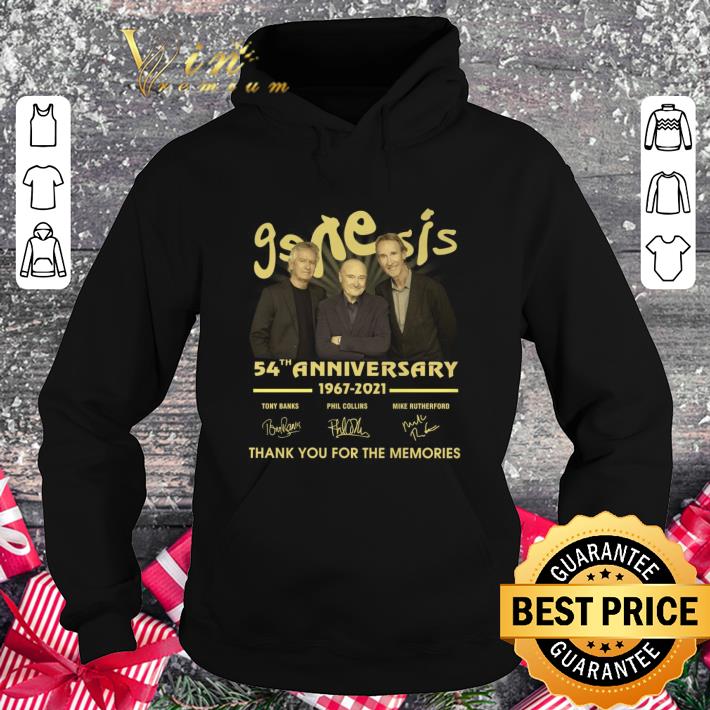 Official Genesis 54th Anniversary 1967-2021 Tony Banks Phil Collins shirt 3 Official Genesis 54th Anniversary 1967-2021 Tony Banks Phil Collins shirt