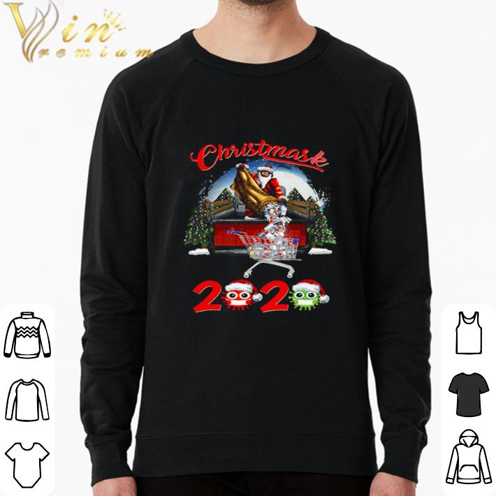 Official Santa Face Mask And Toilet Paper Gifts Truck Christmas 2020 shirt