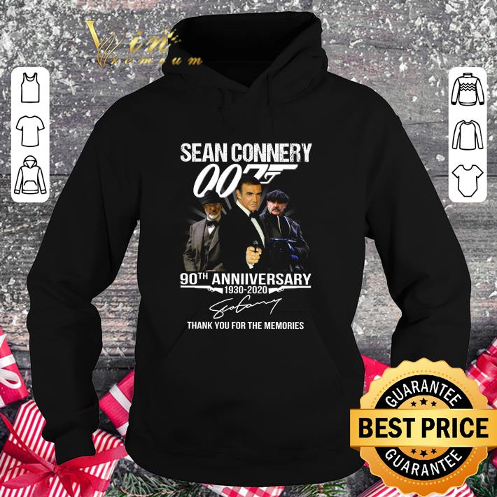 Best RIP Sean Connery James Bond 007 90th anniversary 1930-2020 shirt