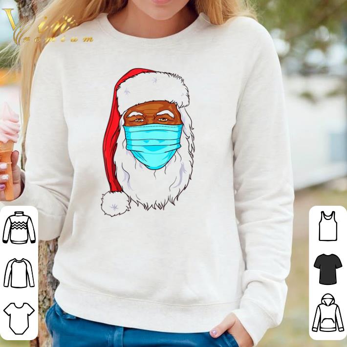 Nice Black Father Christmas 2020 Santa Claus Face Mask shirt