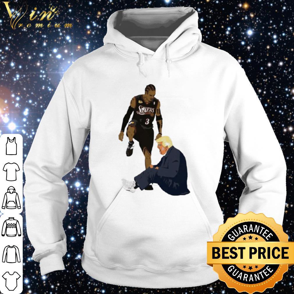 Official Allen Iverson steps over Donald Trump shirt
