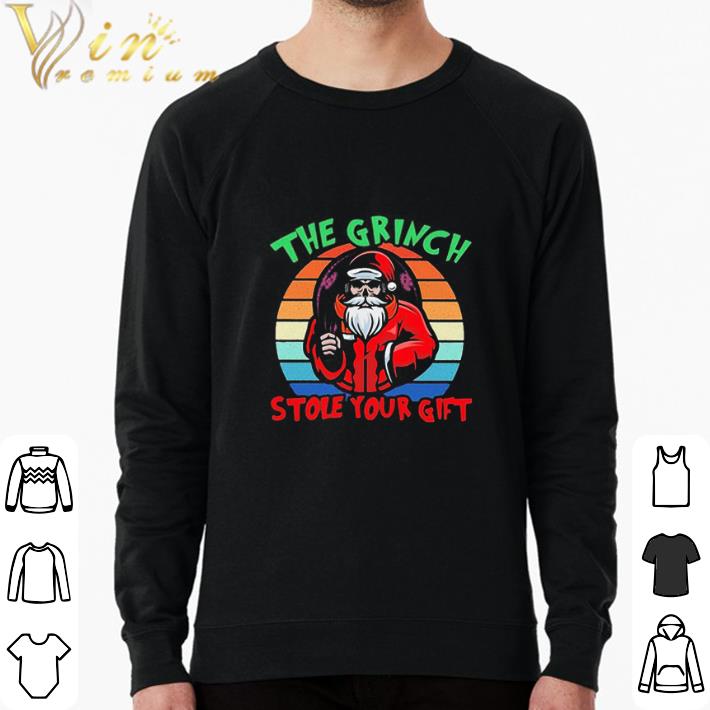 Hot Santa Claus the Grinch stole your gilf vintage shirt sweatshirt