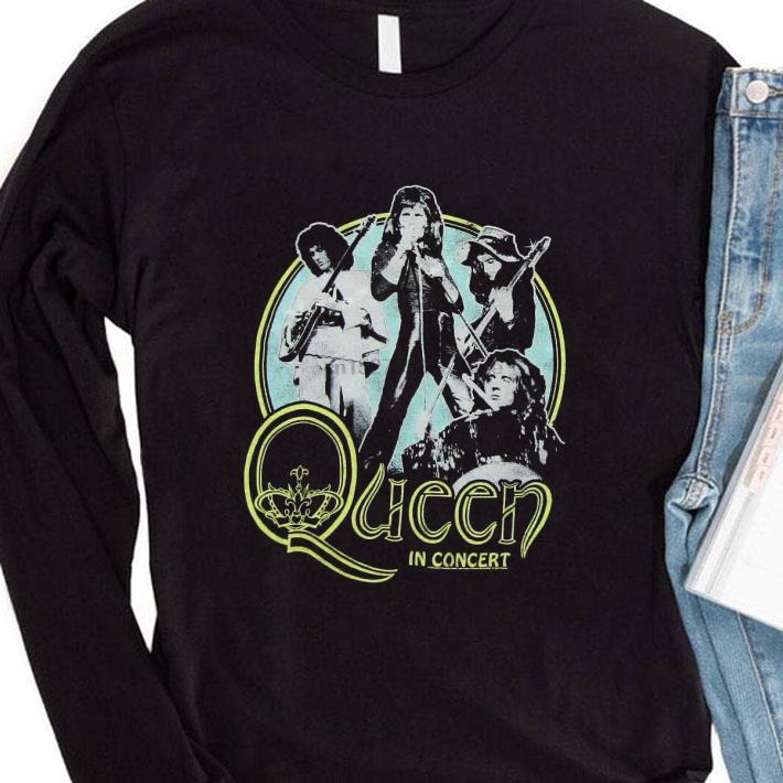 Hot Queen In Concert Band Freddie Mercury shirt