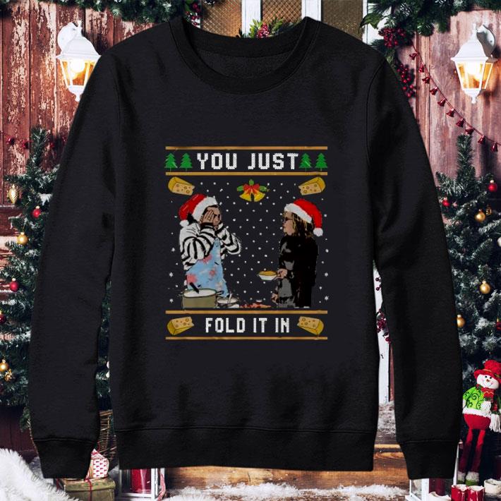 Best Schitt's Creek You Just Fold It In Ugly Christmas Sweater shirt
