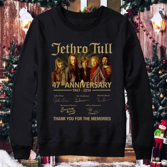 Best Thank You Jethro Tull 47th Anniversary 1967-2014 Signatures shirt