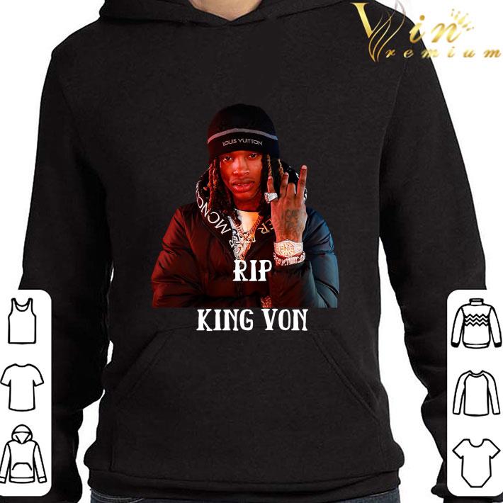 Louis Vuitton RIP King Von shirt