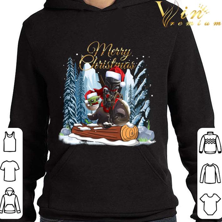 Mandalorian and Baby Yoda Merry Christmas shirt