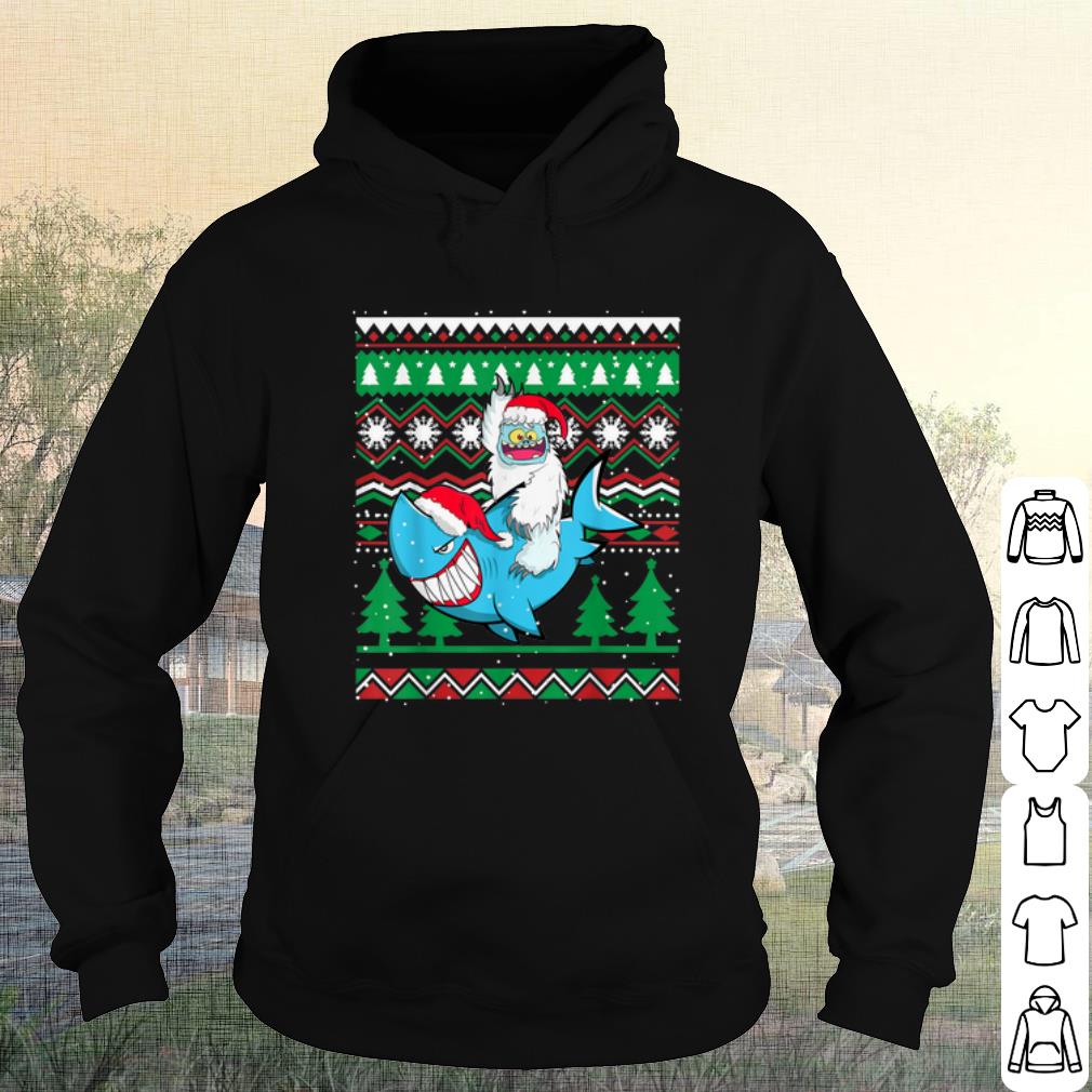 Best Sharkmas Santa Shark Christmas shirt