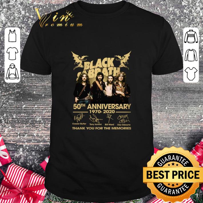 Awesome Signatures Black Sabbath 50th anniversary 1970-2020 shirt Awesome Signatures Black Sabbath 50th anniversary 1970-2020 shirt 1