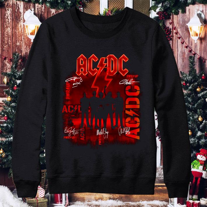 Official PWR UP ACDC Album Power Up Signatures shirt