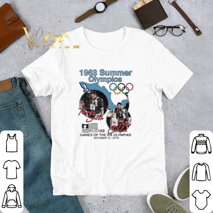 Vintage 1968 Summer Olympics Games Of The Xix Olympiad October 12 – 2th tshirt