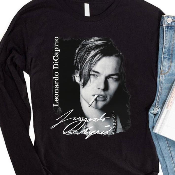 Best American Actor Leonardo DiCaprio Signature shirt 3 Best American Actor Leonardo DiCaprio Signature shirt