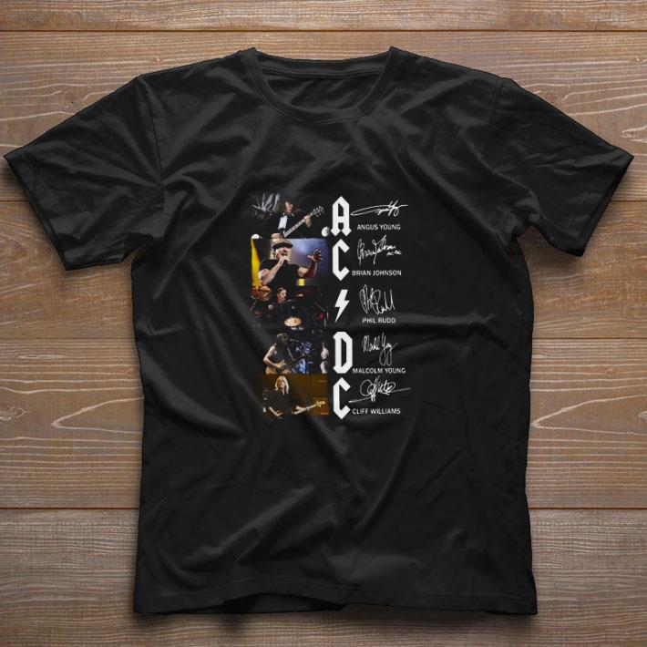 Awesome Ac Dc Angus Young Brian Johnson Phil Rudd Malcolm Young Cliff ...