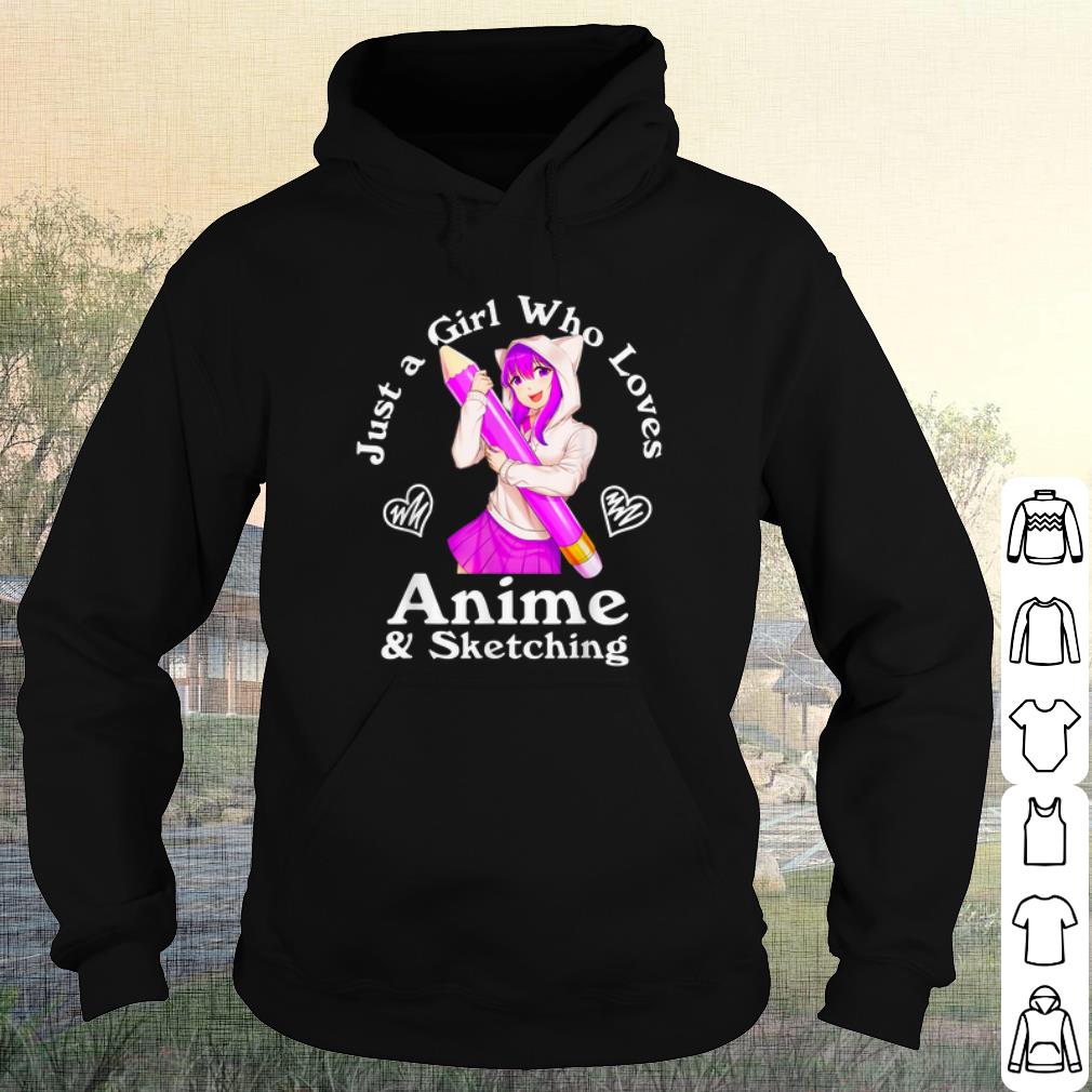 Premium Anime and Sketching Just a Girl Who Loves shirt