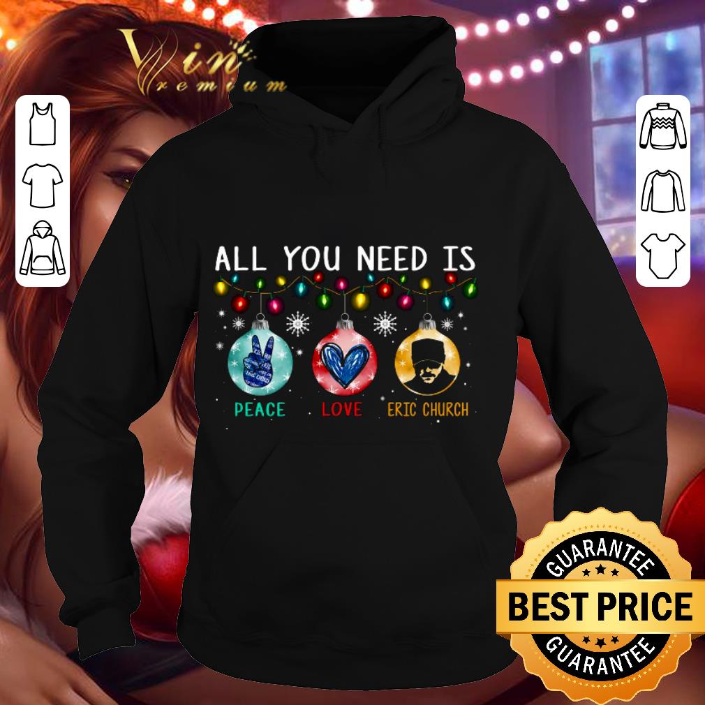 Best All You Need Is Peace Love Eric Church Light Christmas 2020 shirt 3 Best All You Need Is Peace Love Eric Church Light Christmas 2020 shirt