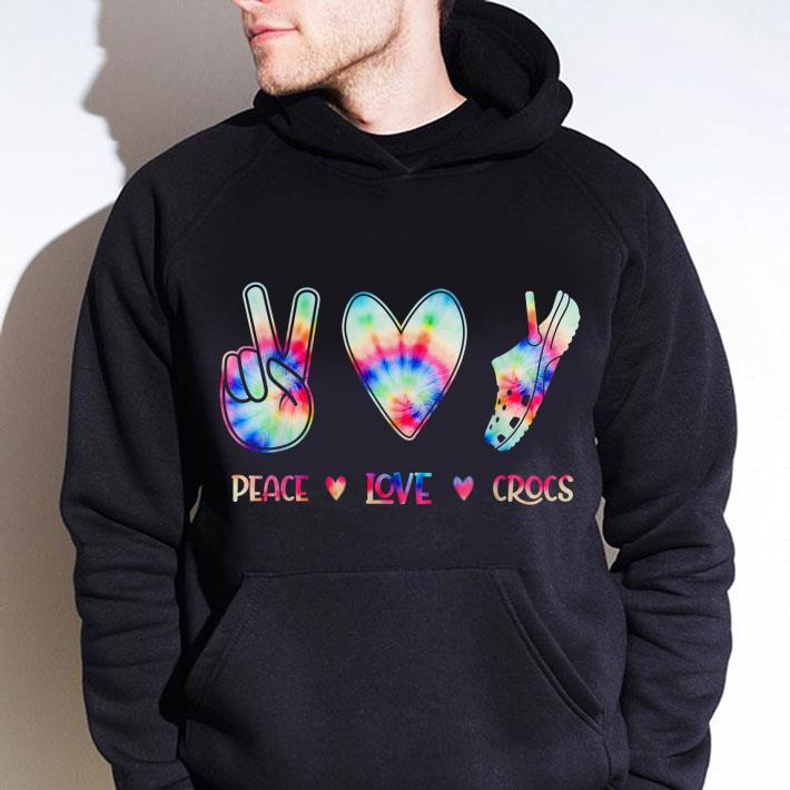 Funny Peace Love Crocs Hippie shirt