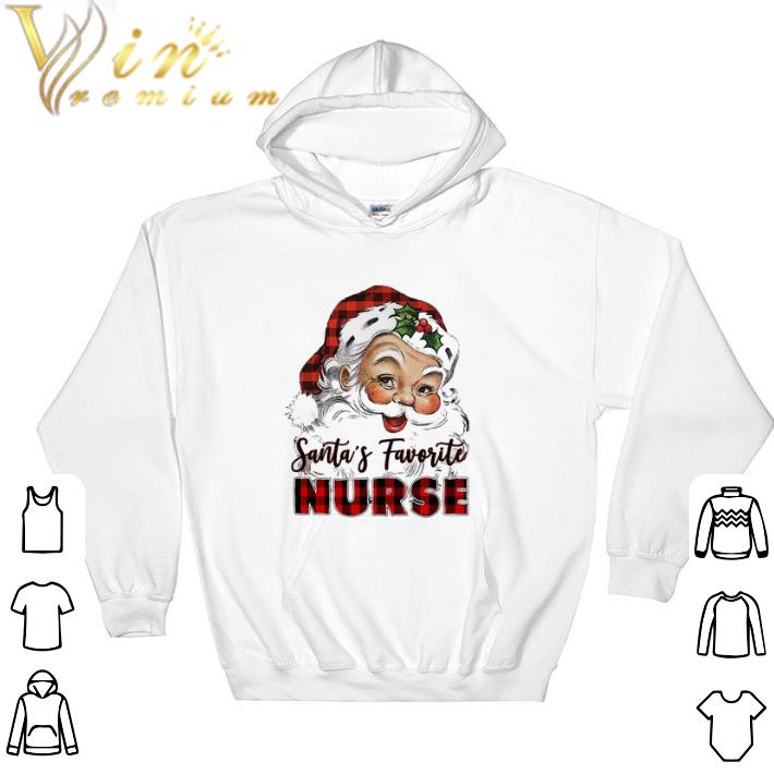 Official Santa’s Claus Favorite Nurse Merry Christmas tshirt