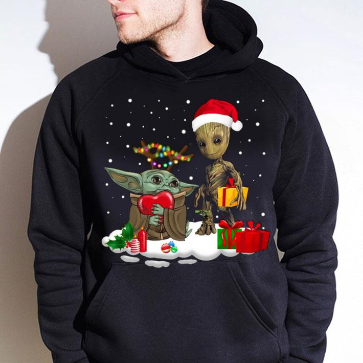 Original Reindeer Baby Yoda Santa Baby Groot Christmas Gift 2020 shirt