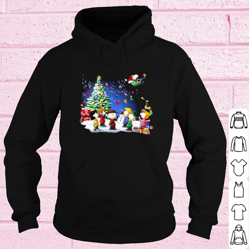 Best Santa Snoopy Woodstock The Peanuts Christmastree shirt