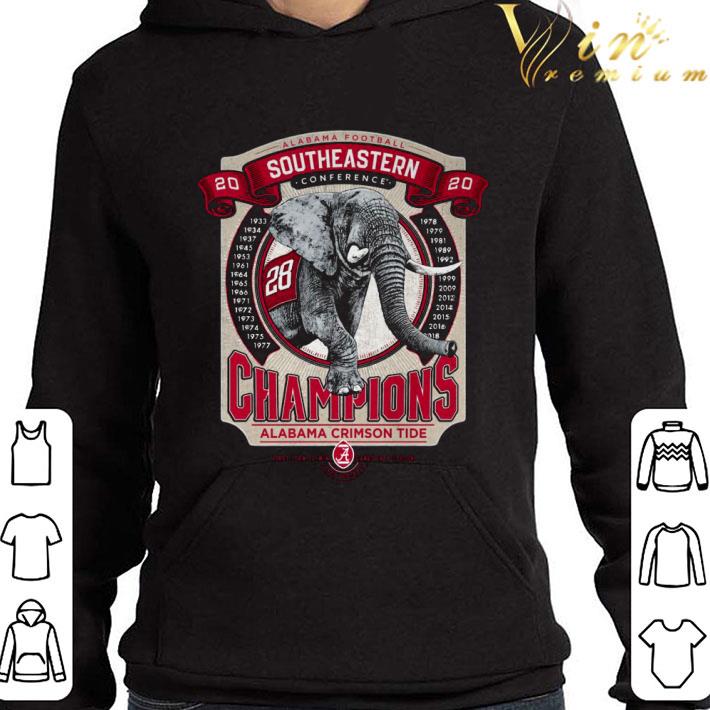 Official Alabama Football Southeastern Conference 2020 Champions Alabama Crimson Tide shirt 3 Official Alabama Football Southeastern Conference 2020 Champions Alabama Crimson Tide shirt