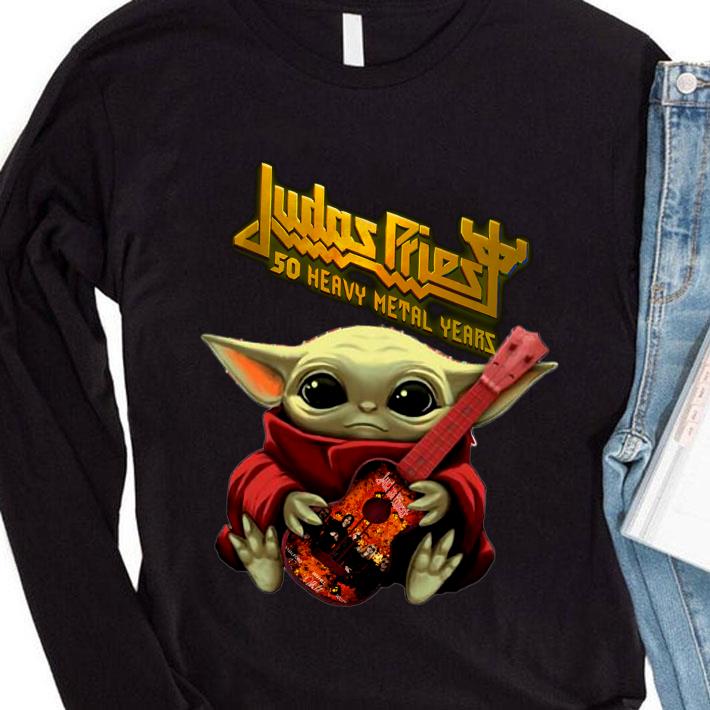 Hot Star Wars Baby Yoda Judas Priest 50 Heavy Metal Years shirt