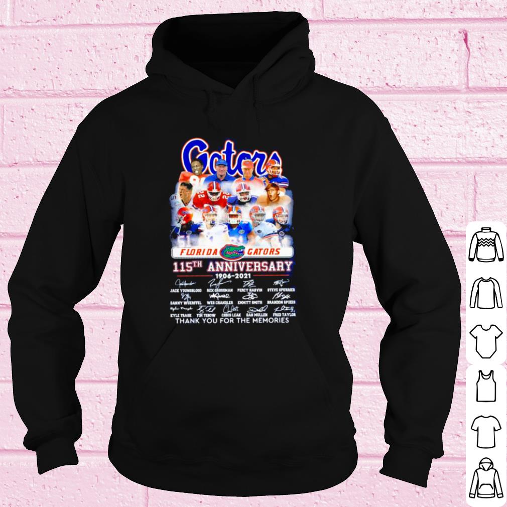 Best Florida Gators 115th Anniversary Thank You For The Memories Signature shirt